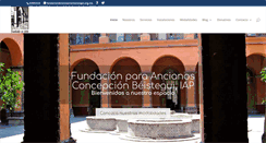 Desktop Screenshot of concepcionbeistegui.org.mx